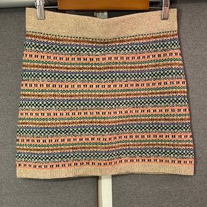 Madewell Merino Wool Mini Skirt